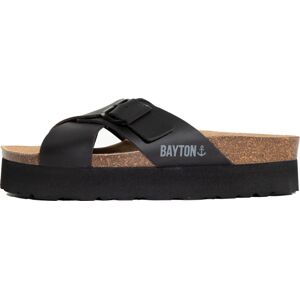 Pantofle 'Ajax' Bayton hnědá / černá