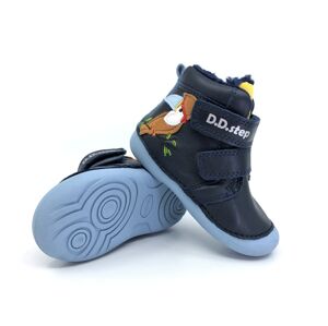 Dětské zimní boty DD Step W015-953B Royal Blue Velikost: 19