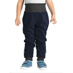 UNUO Batolecí Softshellové kalhoty s fleecem STREET tmavě modrá Velikost: 80 - 86