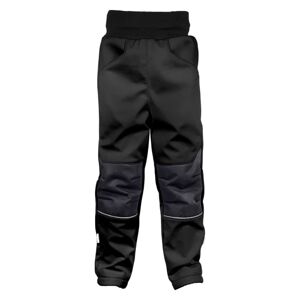 WAMU Dětské softshellové kalhoty, ČERNÁ Velikost: 146 - 152