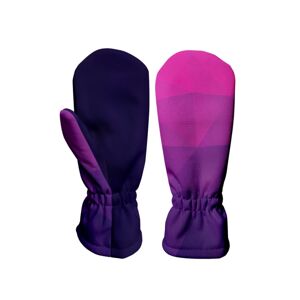 WAMU Dětské softshellové rukavice, MOZAIKA, fialová Velikost: 3