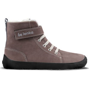BeLenka Dětské zimní barefoot boty Be Lenka Winter Kids - Chocolate Velikost: 37