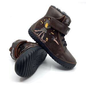 Svítící zimní boty DD Step W050-323B Chocolate Velikost: 29