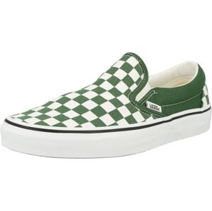 VANS Slip on boty tmavě zelená / bílá