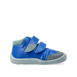 BEDA CELOROČNÍ MATT Blue - užší kotník | Dětské barefoot celoroční boty - 24