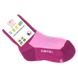 Zimní ponožky Surtex 70% Merino Růžové Velikost: 30 - 33