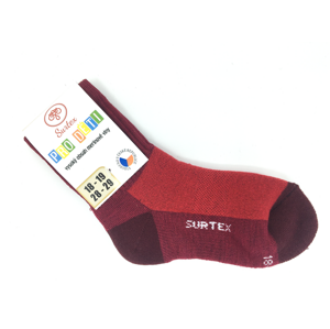 Zimní ponožky Surtex 80% Merino Červené Velikost: 27 - 29