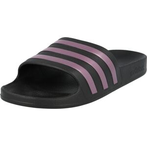 Plážová/koupací obuv 'Adilette Aqua' ADIDAS SPORTSWEAR světle fialová / černá