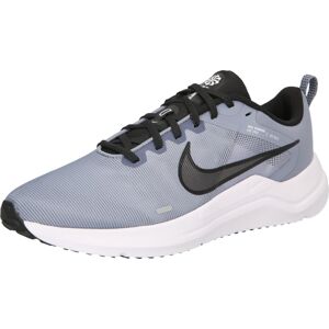 NIKE Běžecká obuv 'Downshifter 12' kouřově modrá / šedá / černá / bílá