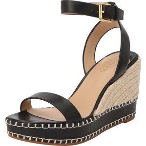Páskové sandály 'HILARIE' Lauren Ralph Lauren černá